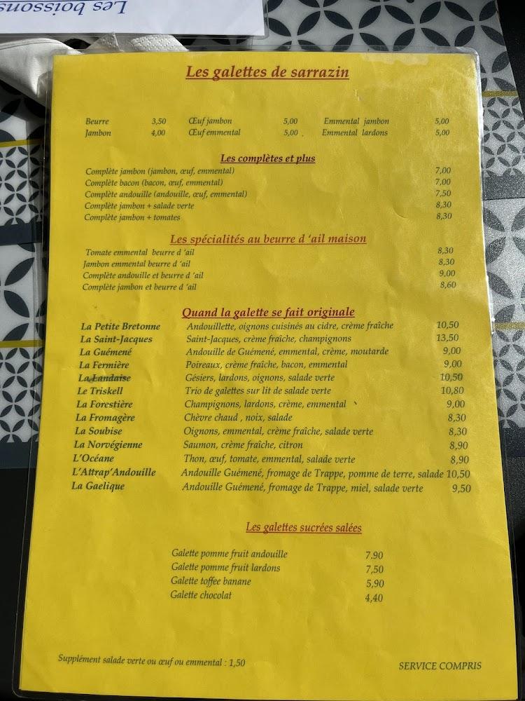 Crêperie La Petite Bretonne - Menu Image 4
